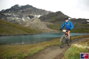 Au lac de Lona, sous la pluie Grand Raid