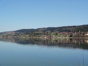 Le lac de Saint-Point depuis la rive occidentale Jura