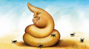 Dessin d’António Moreira Antunes, Portugal Trump