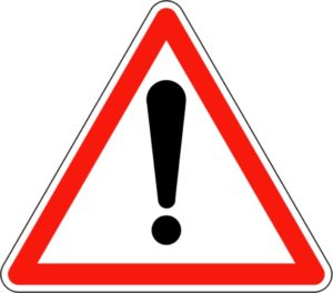 Attention danger sécurité