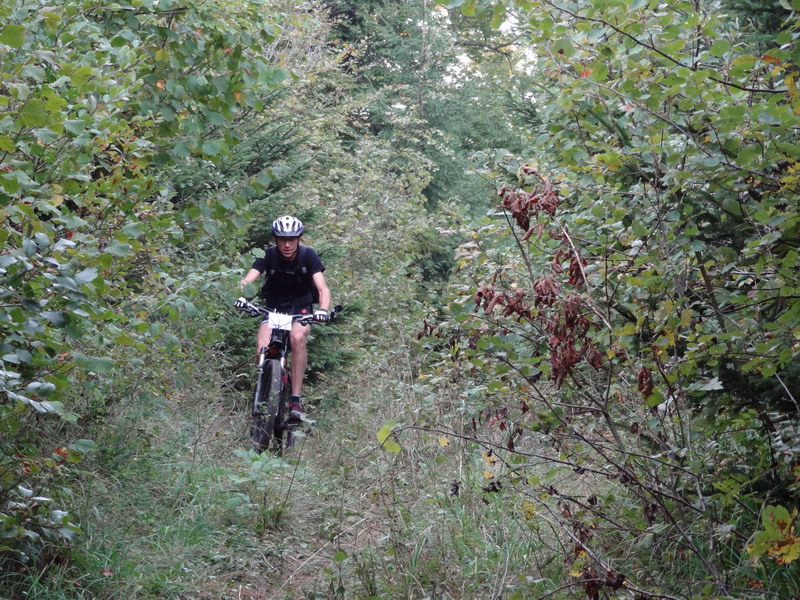 Sentier au-dessus de L'Abergement Salève