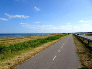 Piste cyclable le long de la mer (Route 5) Danemark